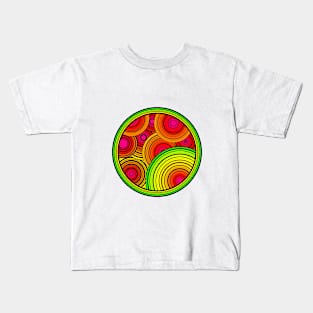 pink circles Kids T-Shirt